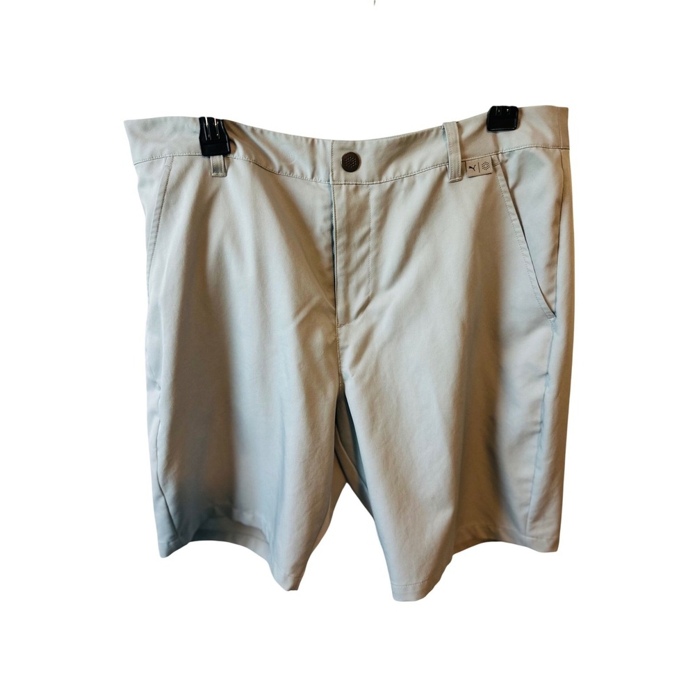 Puma Golf Shorts Mens 34 Light Beige‎ Tech Athletic Casual Performance